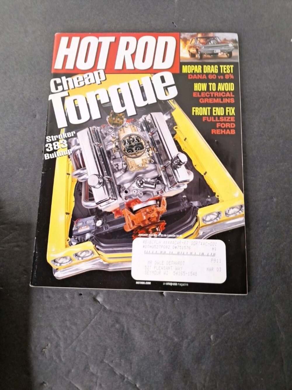 HOT ROD MAGAZINE FULL YEAR 2001.....COMPLETE TWELVE ISSUES JAN to DEC - Picture 13 of 13